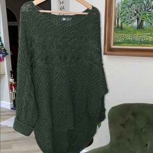Women's Green Knit Sweater